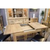 Homestyle Opus Solid Oak Furniture Extending Dining Table Single Leaf